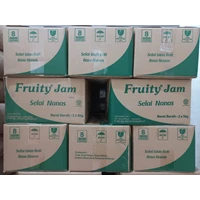 Selai nanas merk Fruity Jam 10 Kg