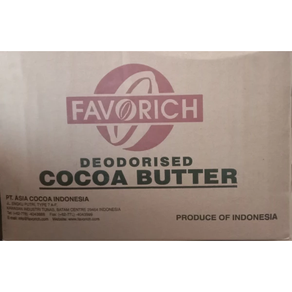 Cocoa Butter Deodorized White 25kg